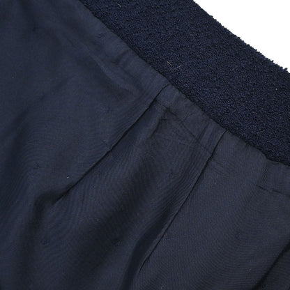 Chanel 1993 Setup Suit Jacket Skirt Green Navy #40
