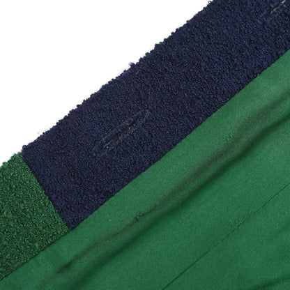 Chanel 1993 Setup Suit Jacket Skirt Green Navy #40