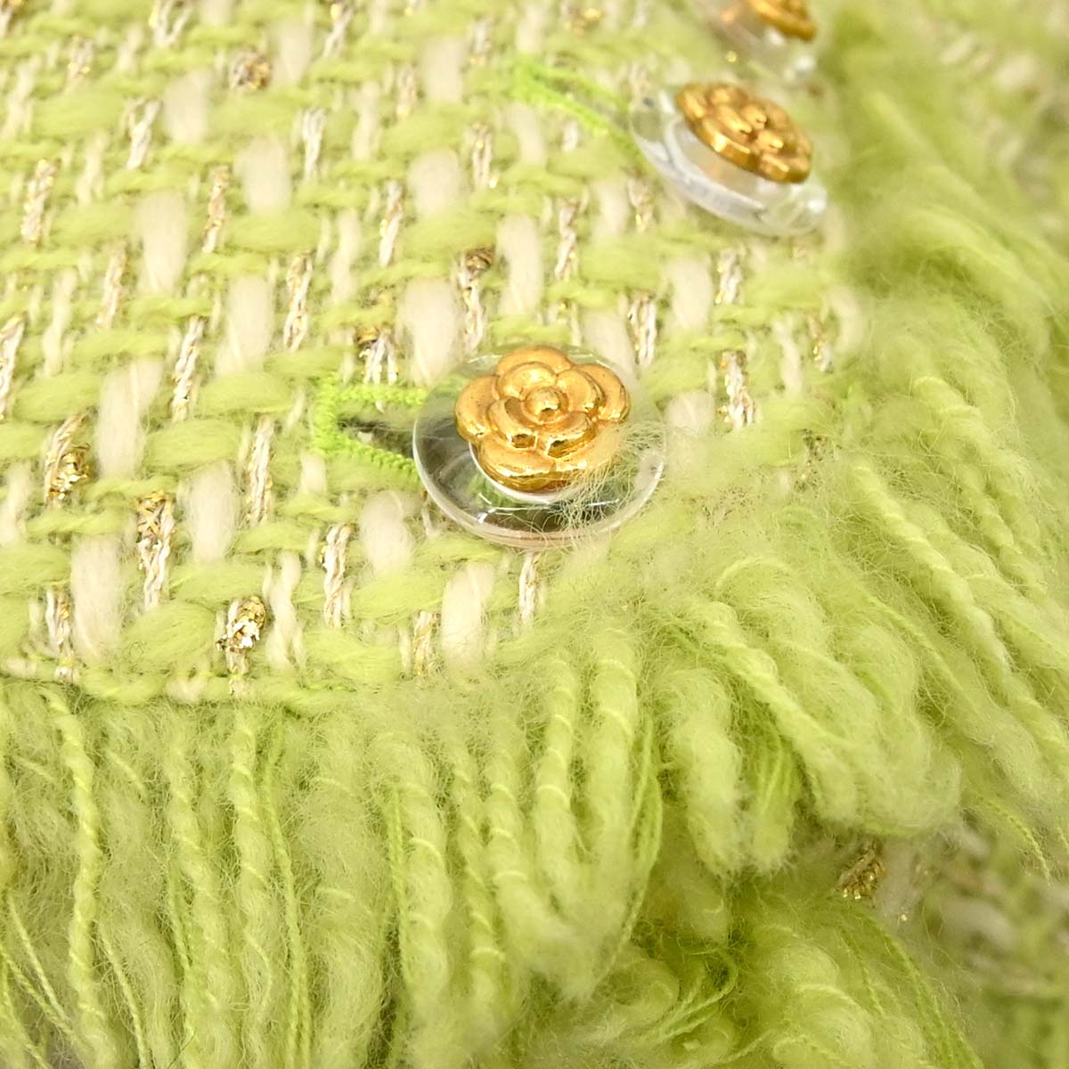 Chanel 1993 Setup Suit Jacket Sleeveless Dress Green #34