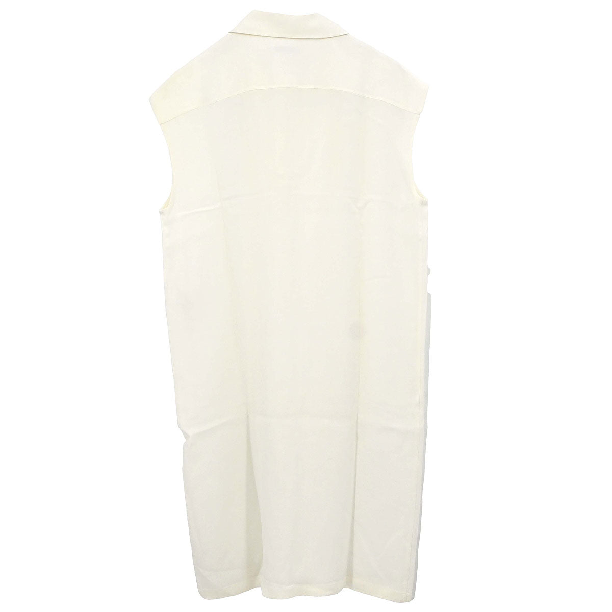 Chanel 1998 Chanel Sleeveless Long Vest Dress White #38