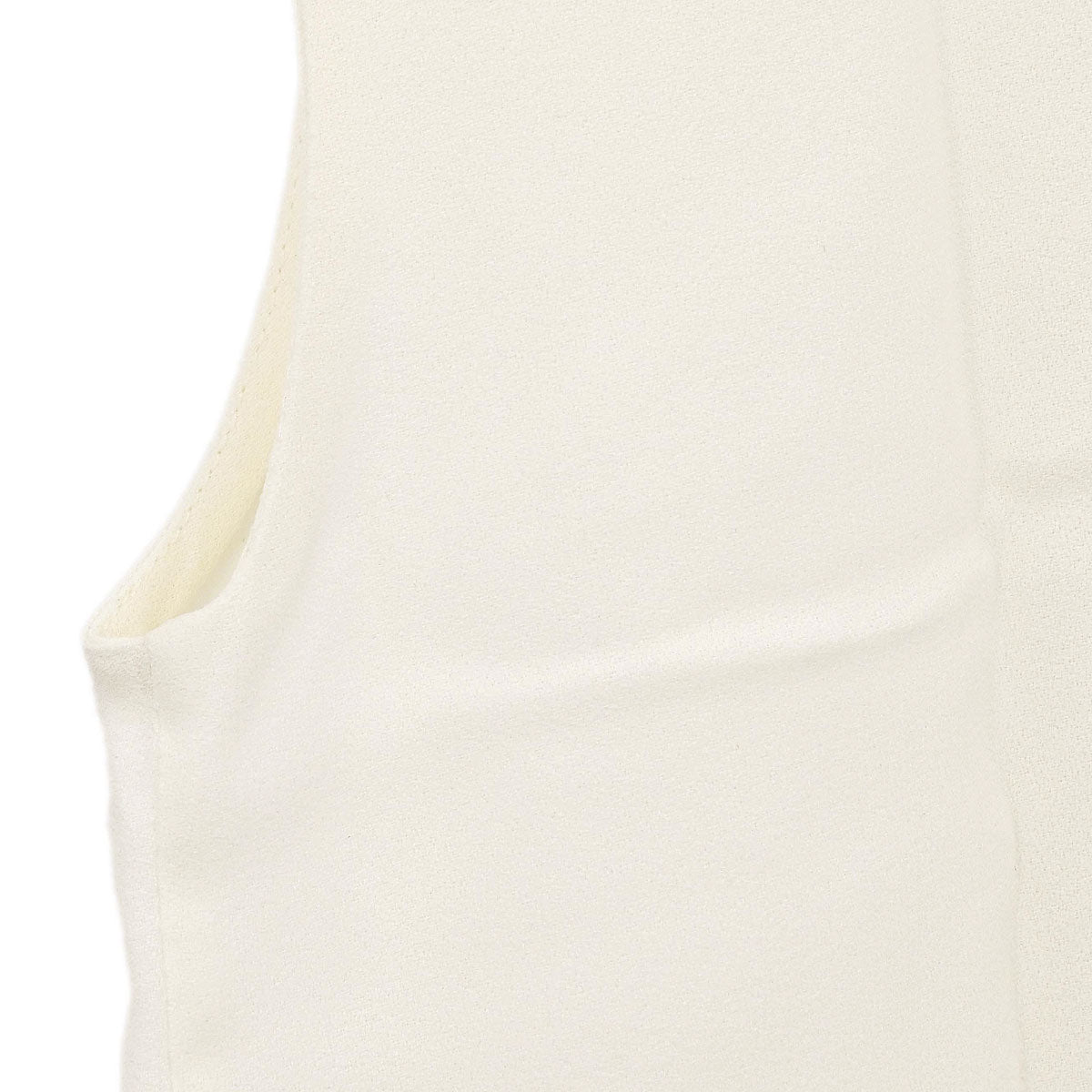 Chanel 1998 Chanel Sleeveless Long Vest Dress White #38