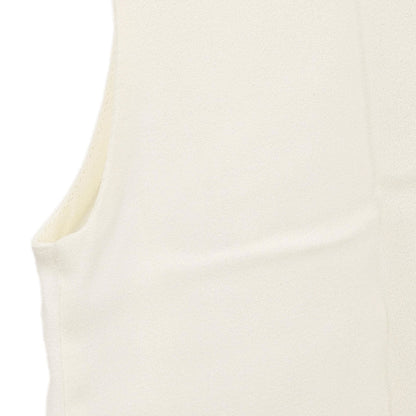 Chanel 1998 Chanel Sleeveless Long Vest Dress White #38