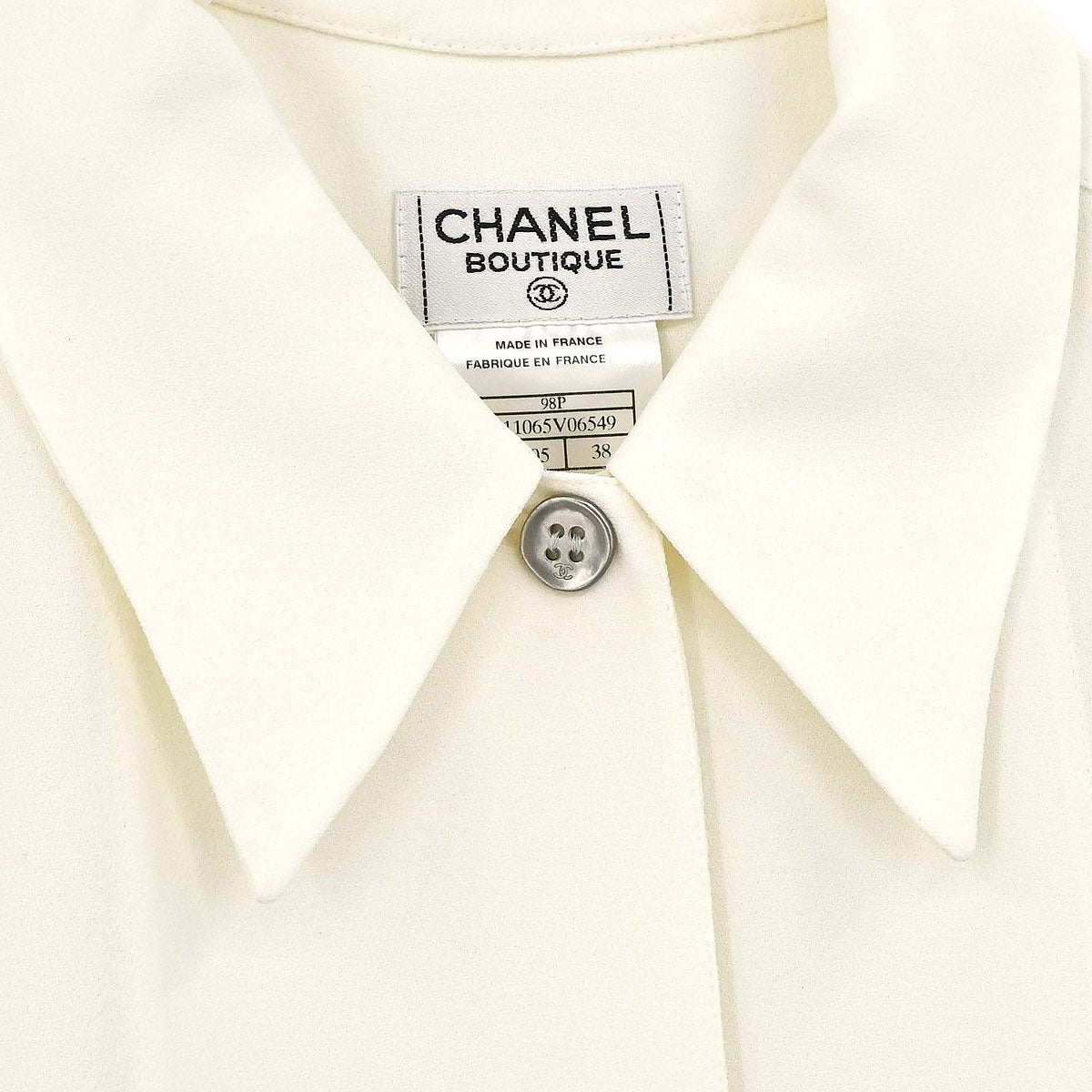 Chanel 1998 Chanel Sleeveless Long Vest Dress White #38