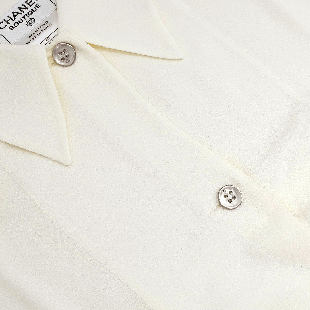 Chanel 1998 Chanel Sleeveless Long Vest Dress White #38