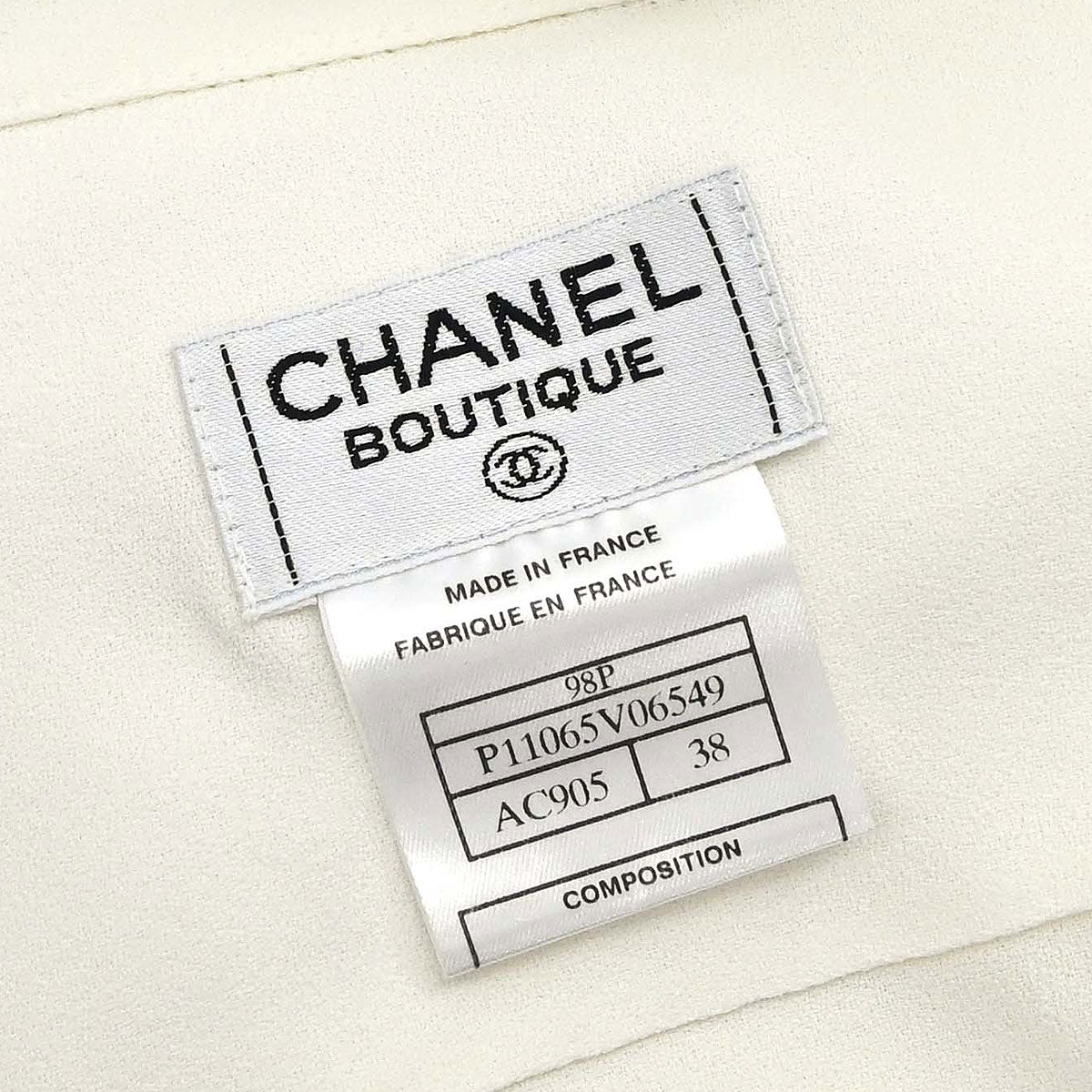 Chanel 1998 Chanel Sleeveless Long Vest Dress White #38