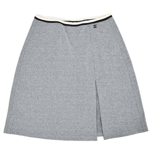 Chanel 1998 Sport Line Skirt Gray #38