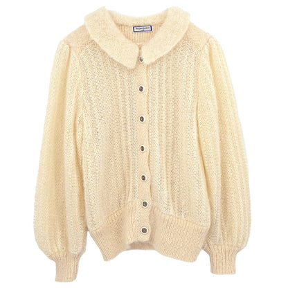 Yves Saint Laurent Single Breasted Jacket Ivory #M