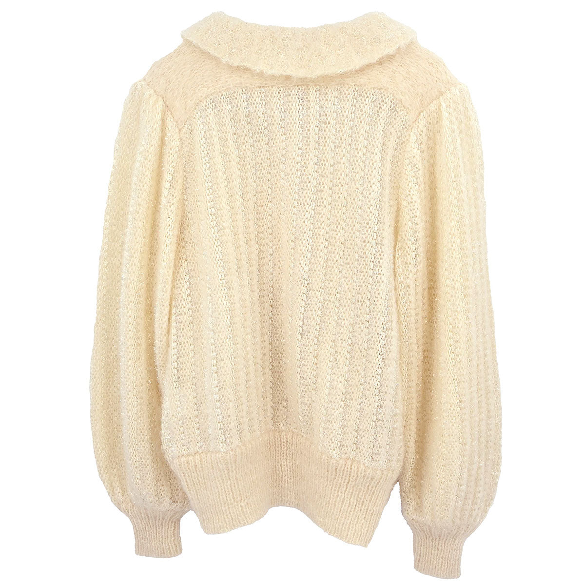 Yves Saint Laurent Single Breasted Jacket Ivory #M