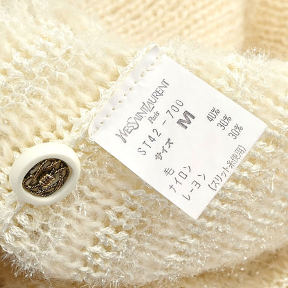 Yves Saint Laurent Single Breasted Jacket Ivory #M