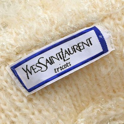 Yves Saint Laurent Single Breasted Jacket Ivory #M