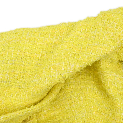 Chanel 2011-2012 Single Breasted Jacket Tweed Yellow #36