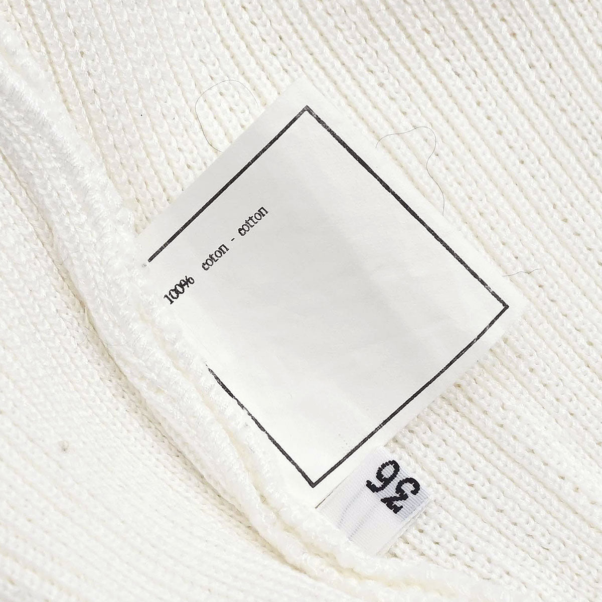 Chanel 1996 Sleeveless Top White #36