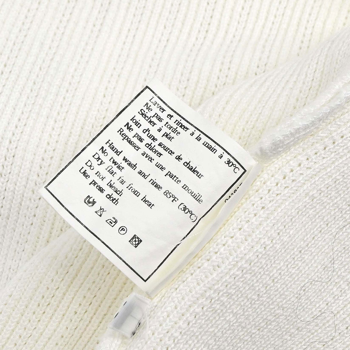 Chanel 1996 Sleeveless Top White #36