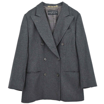 Gucci Double Breasted Jacket Gray #42