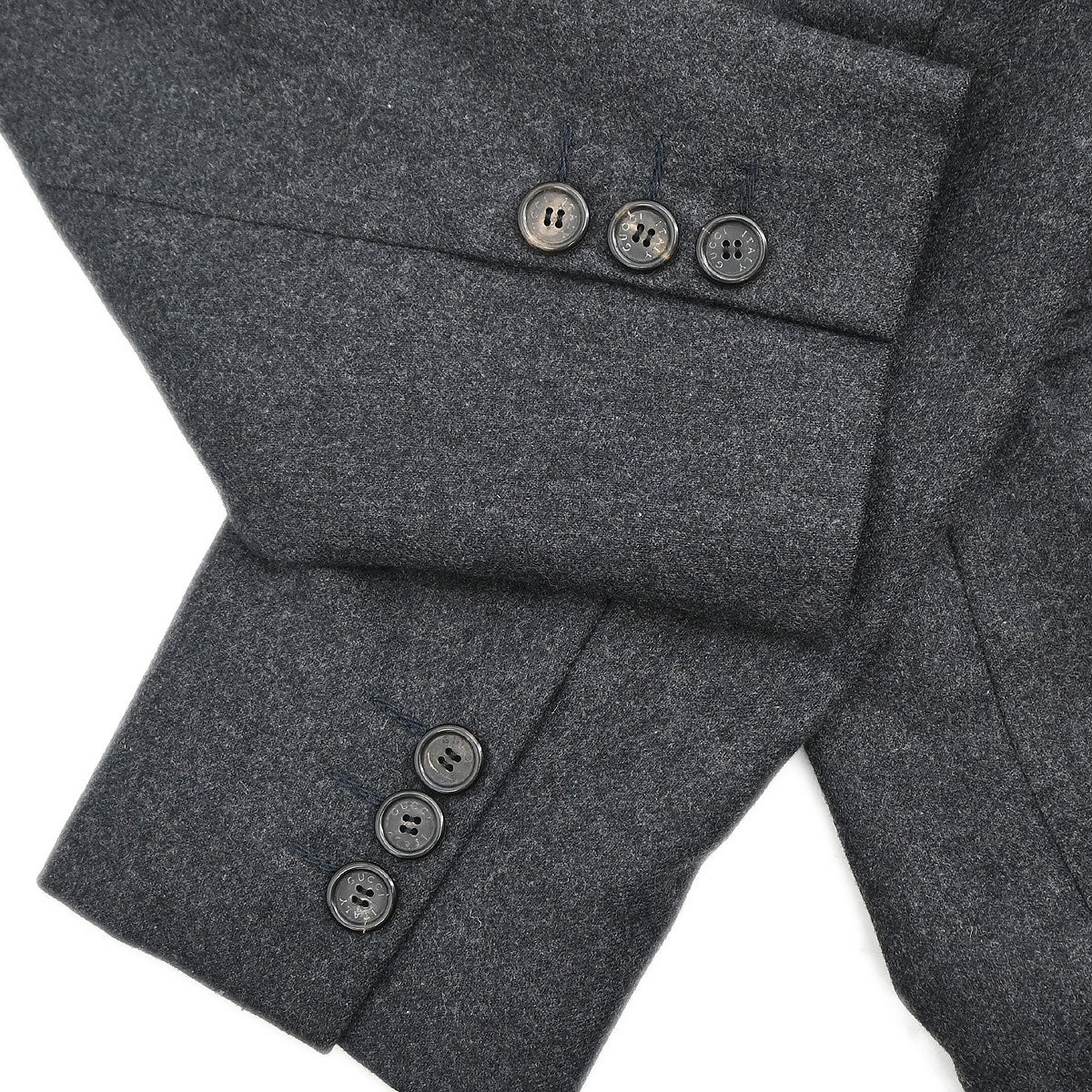 Gucci Double Breasted Jacket Gray #42