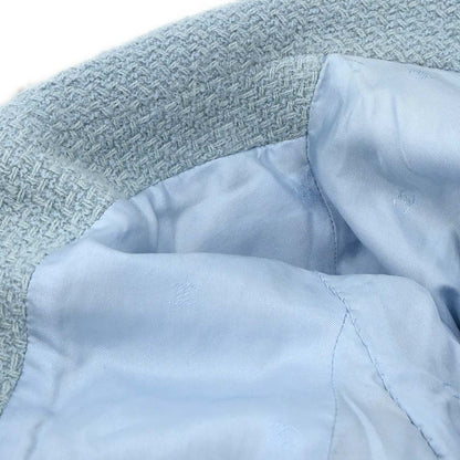 Chanel 1997 Single Breasted Jacket Light Blue #42