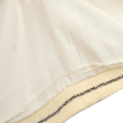Chanel 1996 Single Breasted Jacket Ivory #42