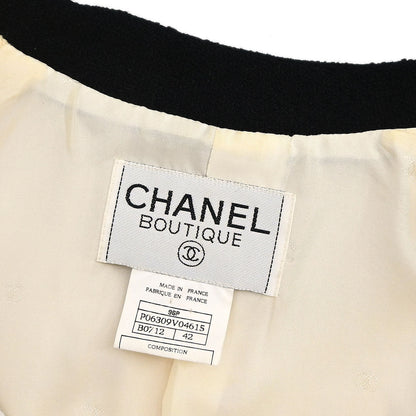 Chanel 1996 Single Breasted Jacket Ivory #42