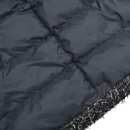 Chanel 2018-2019 Zip Up Tweed Coat Black #42