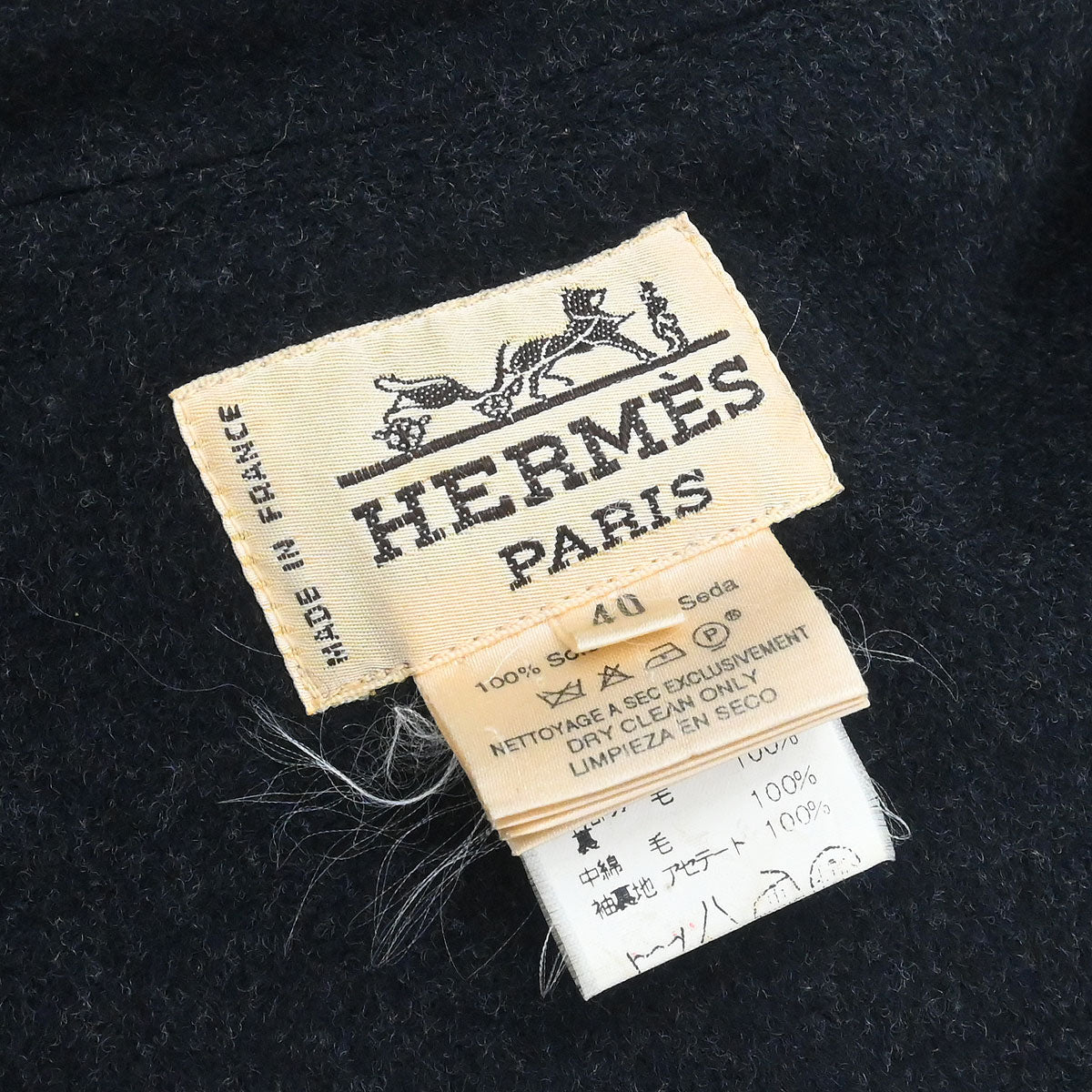 Hermes Coat Black #40