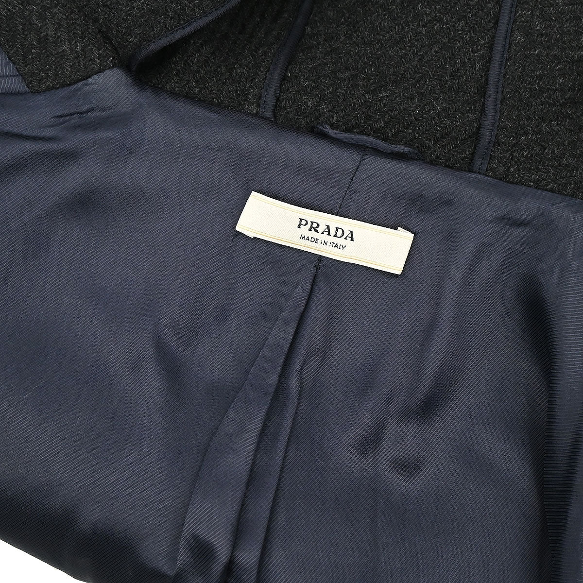 Prada 2006 Duffel Coat Gray #42