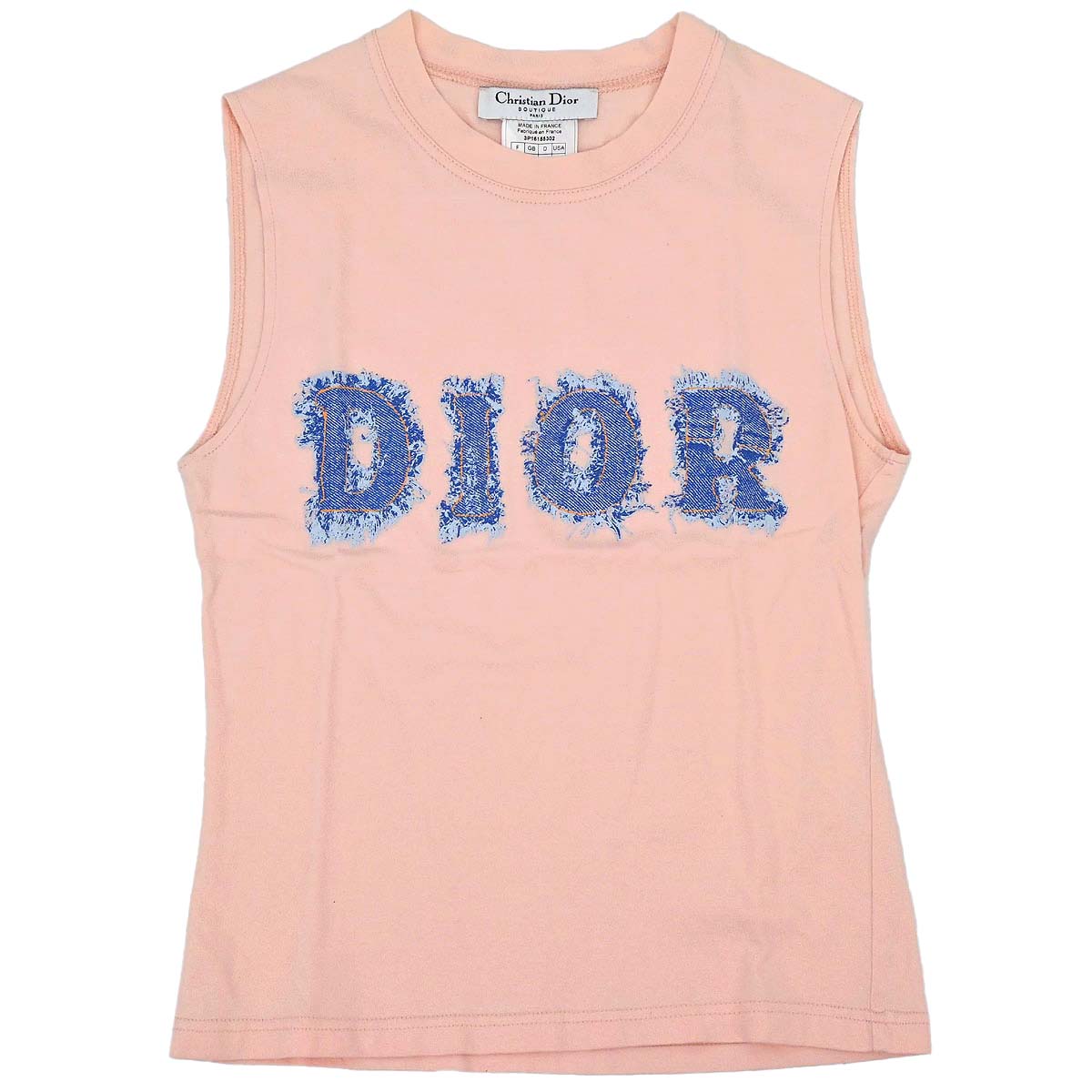 Christian Dior 2003 Sleeveless Tank Top Pink #38