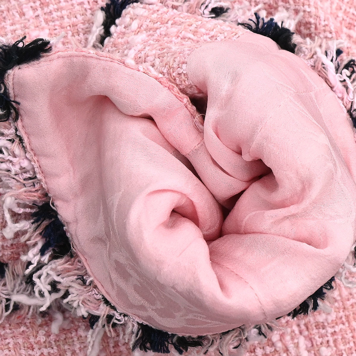 Chanel 2007 Setup Suit Jacket Mini Dress Tweed Pink #38