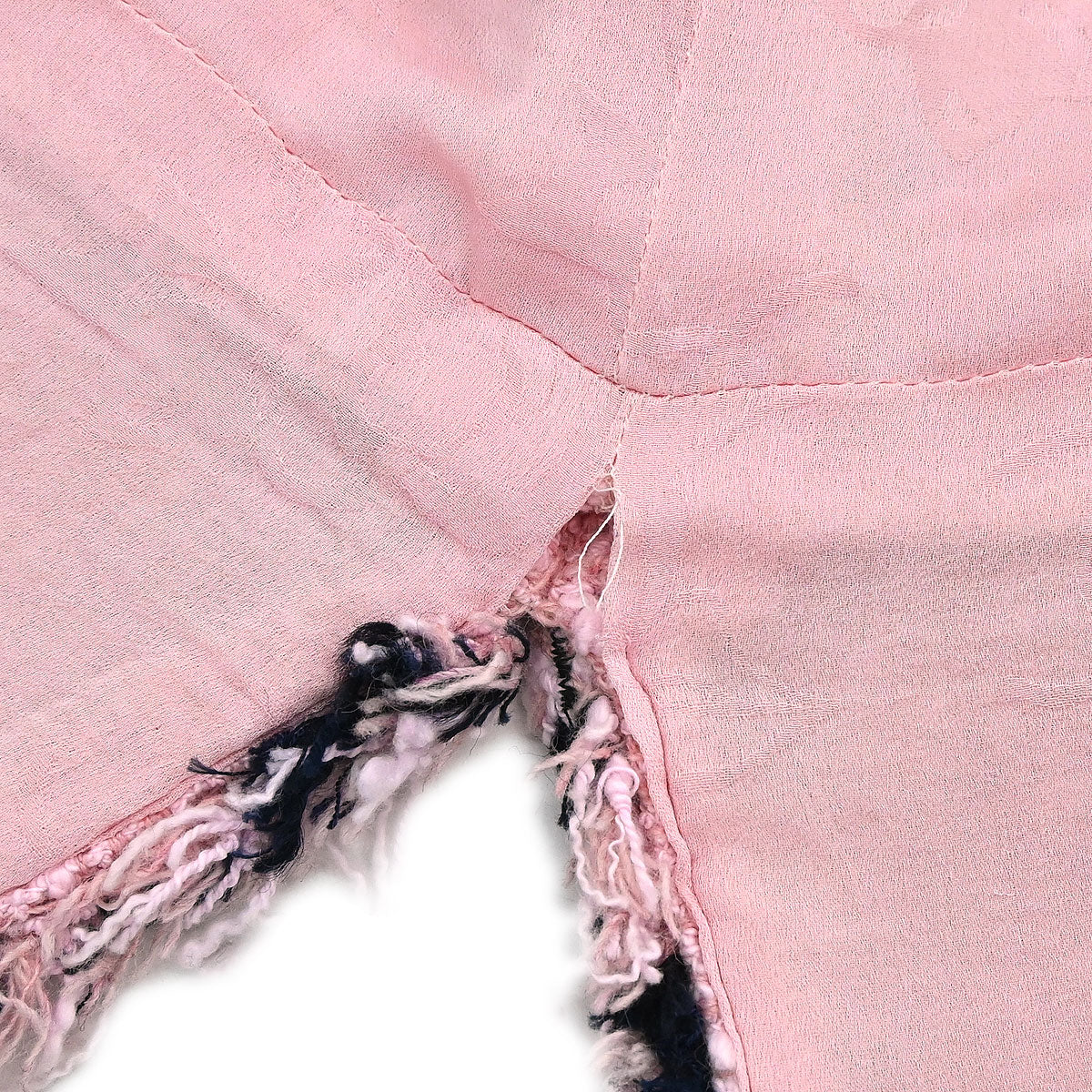 Chanel 2007 Setup Suit Jacket Mini Dress Tweed Pink #38