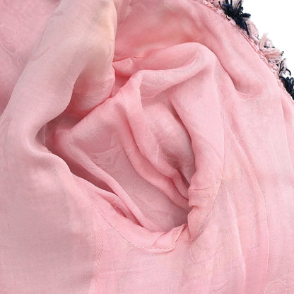 Chanel 2007 Setup Suit Jacket Mini Dress Tweed Pink #38