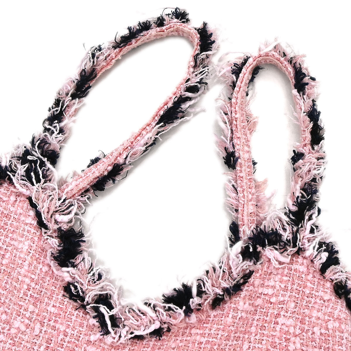 Chanel 2007 Setup Suit Jacket Mini Dress Tweed Pink #38