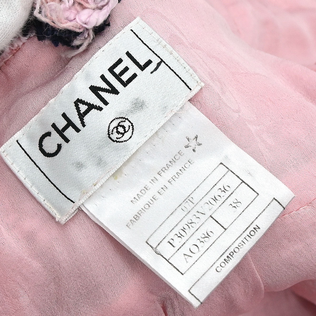 Chanel 2007 Setup Suit Jacket Mini Dress Tweed Pink #38