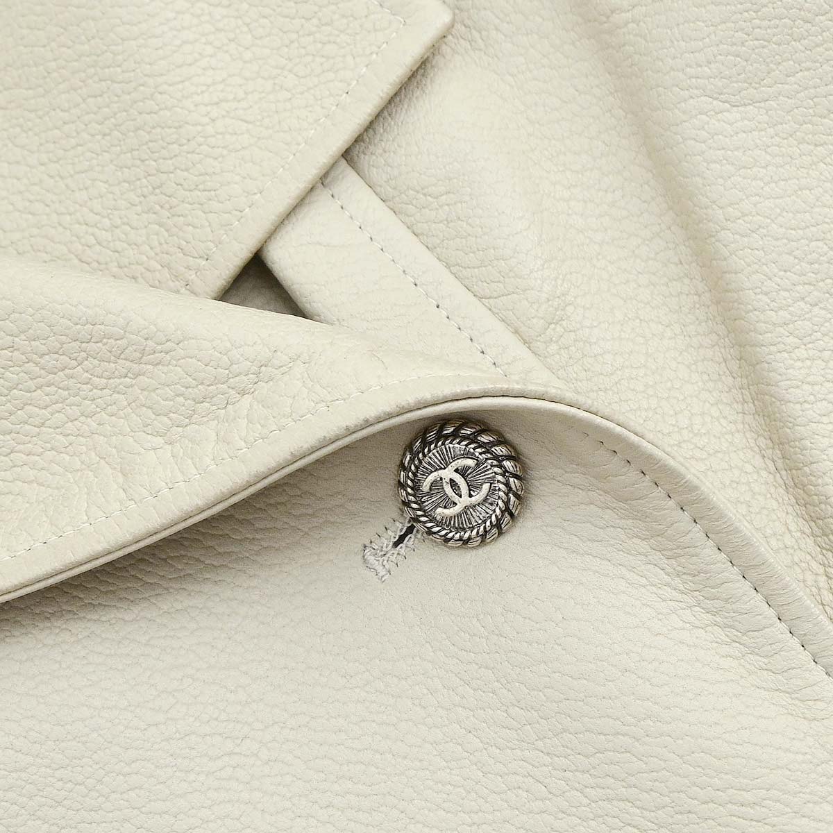 Chanel 2007 Double Breasted Jacket Ivory #40