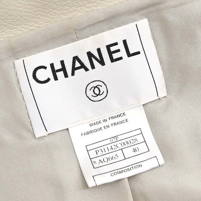 Chanel 2007 Double Breasted Jacket Ivory #40