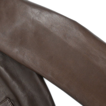 Gucci Single Breasted Zip Up Jacket Brown #42