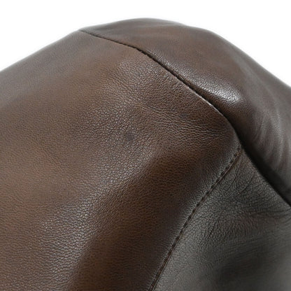 Gucci Single Breasted Zip Up Jacket Brown #42