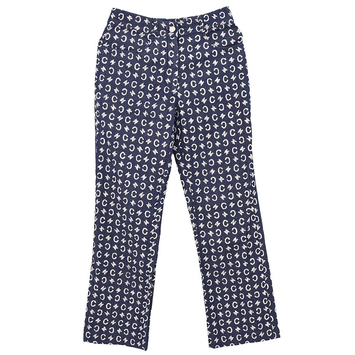 Celine 2011 Long Pants Macadam C Denim Navy #36