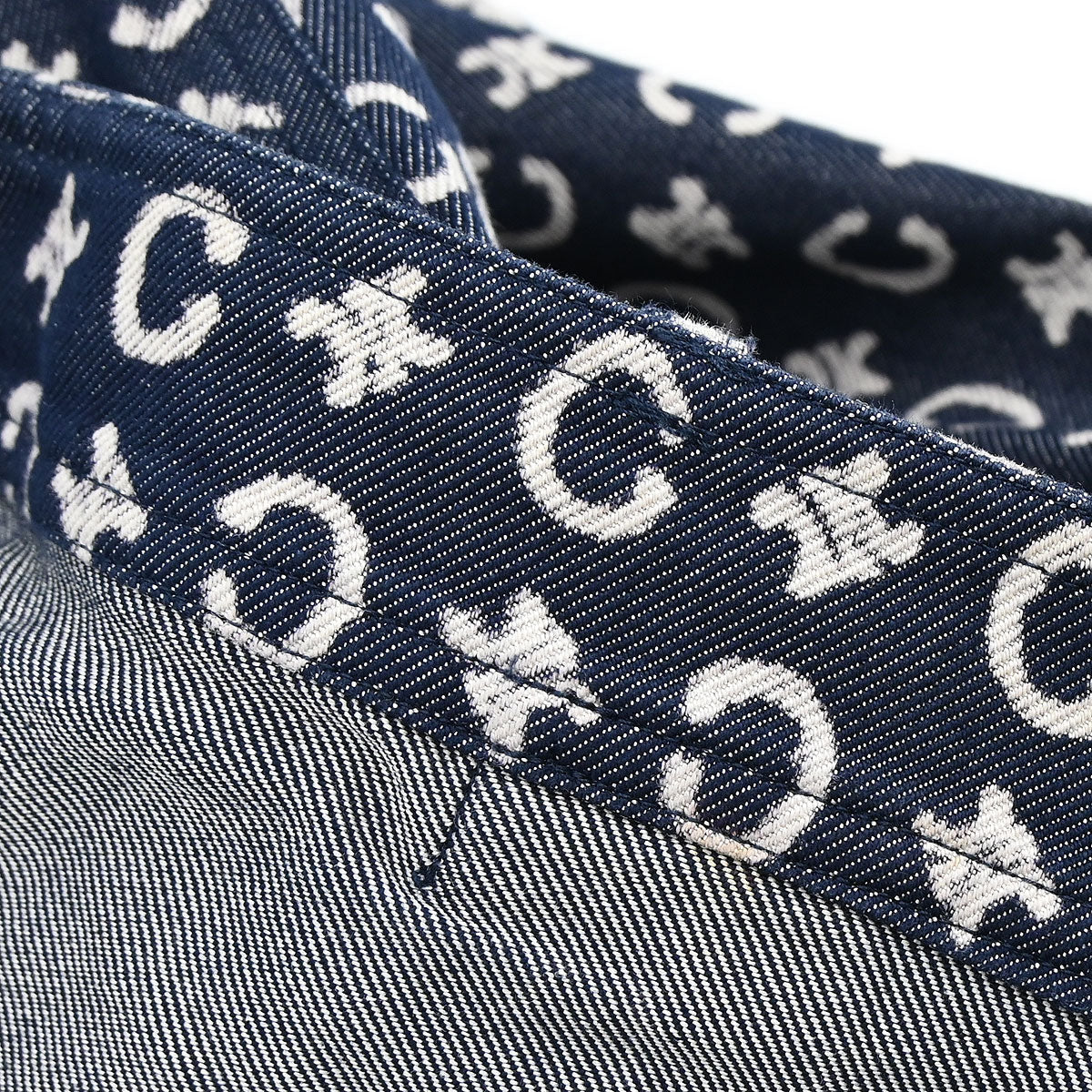 Celine 2011 Long Pants Macadam C Denim Navy #36