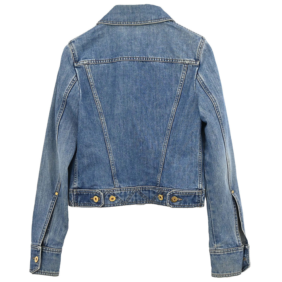 Gucci 2004 Single Breasted Jacket Denim Blue #38