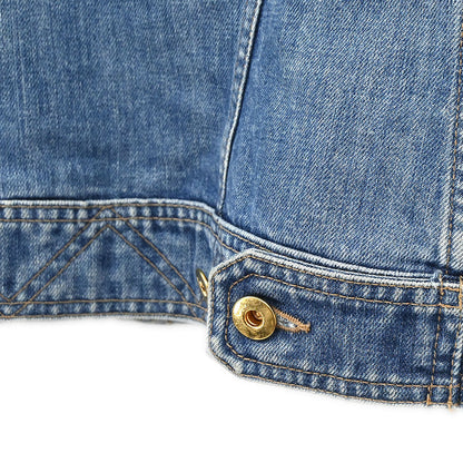 Gucci 2004 Single Breasted Jacket Denim Blue #38