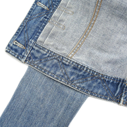 Gucci 2004 Single Breasted Jacket Denim Blue #38