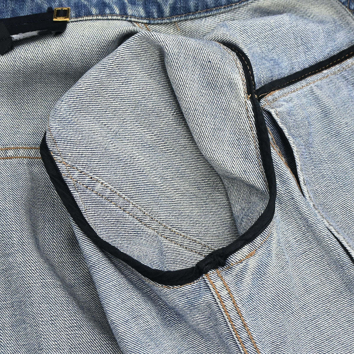 Gucci 2004 Single Breasted Jacket Denim Blue #38