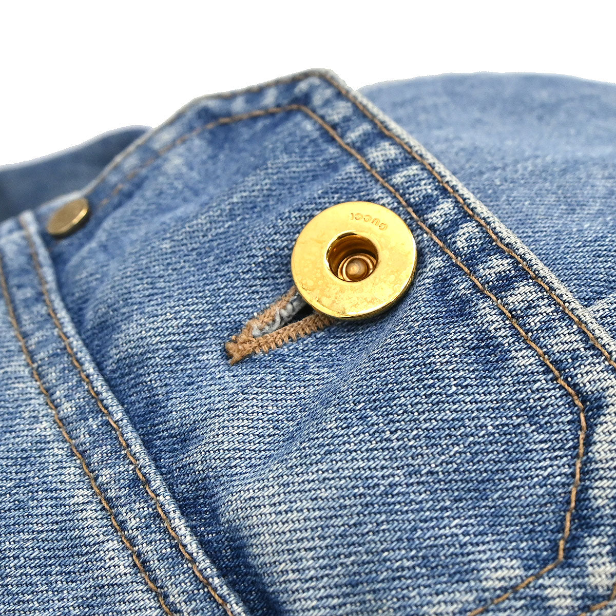 Gucci 2004 Single Breasted Jacket Denim Blue #38