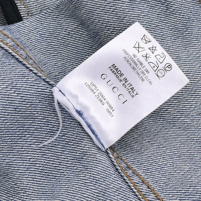 Gucci 2004 Single Breasted Jacket Denim Blue #38