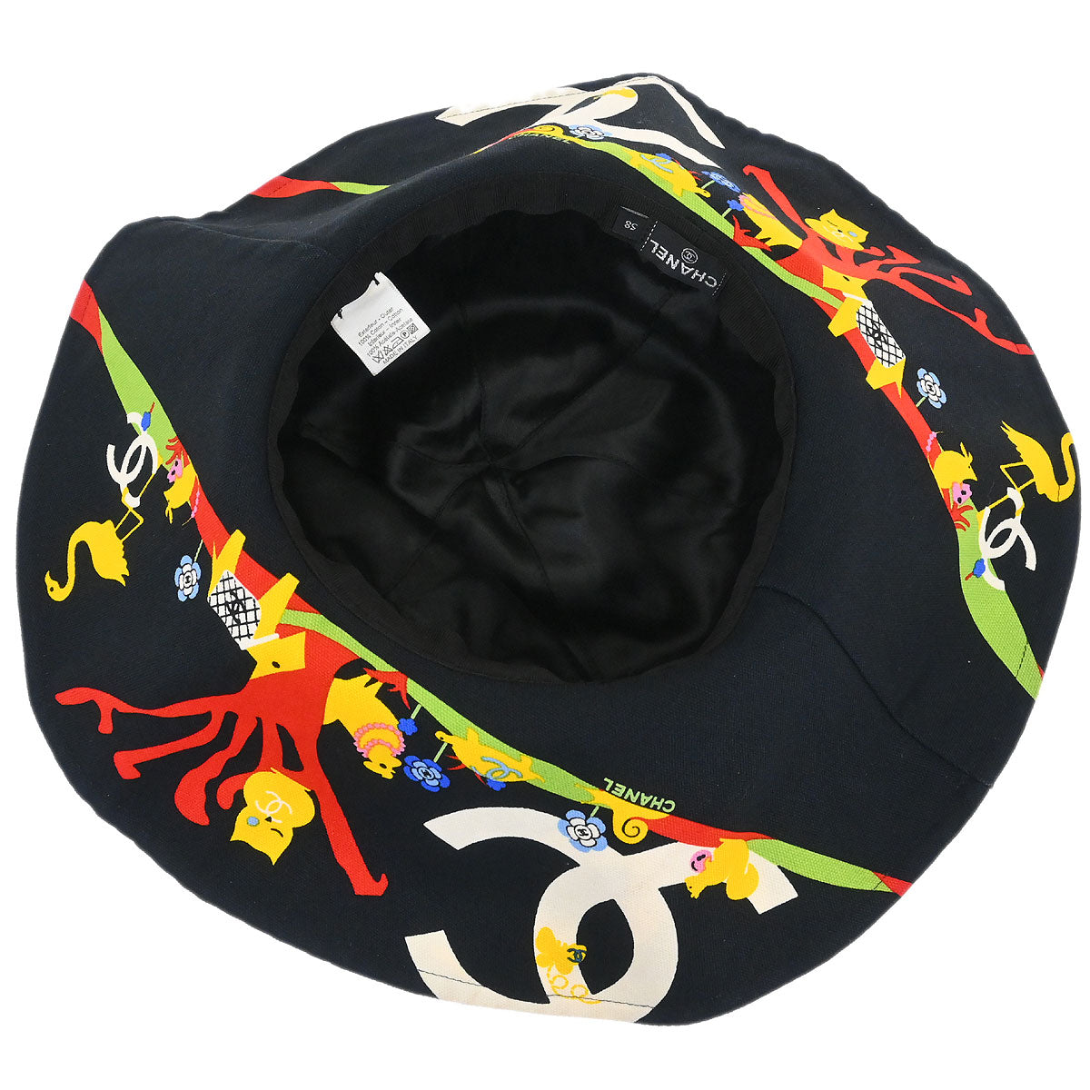 Chanel Black Hat #58 Small Good