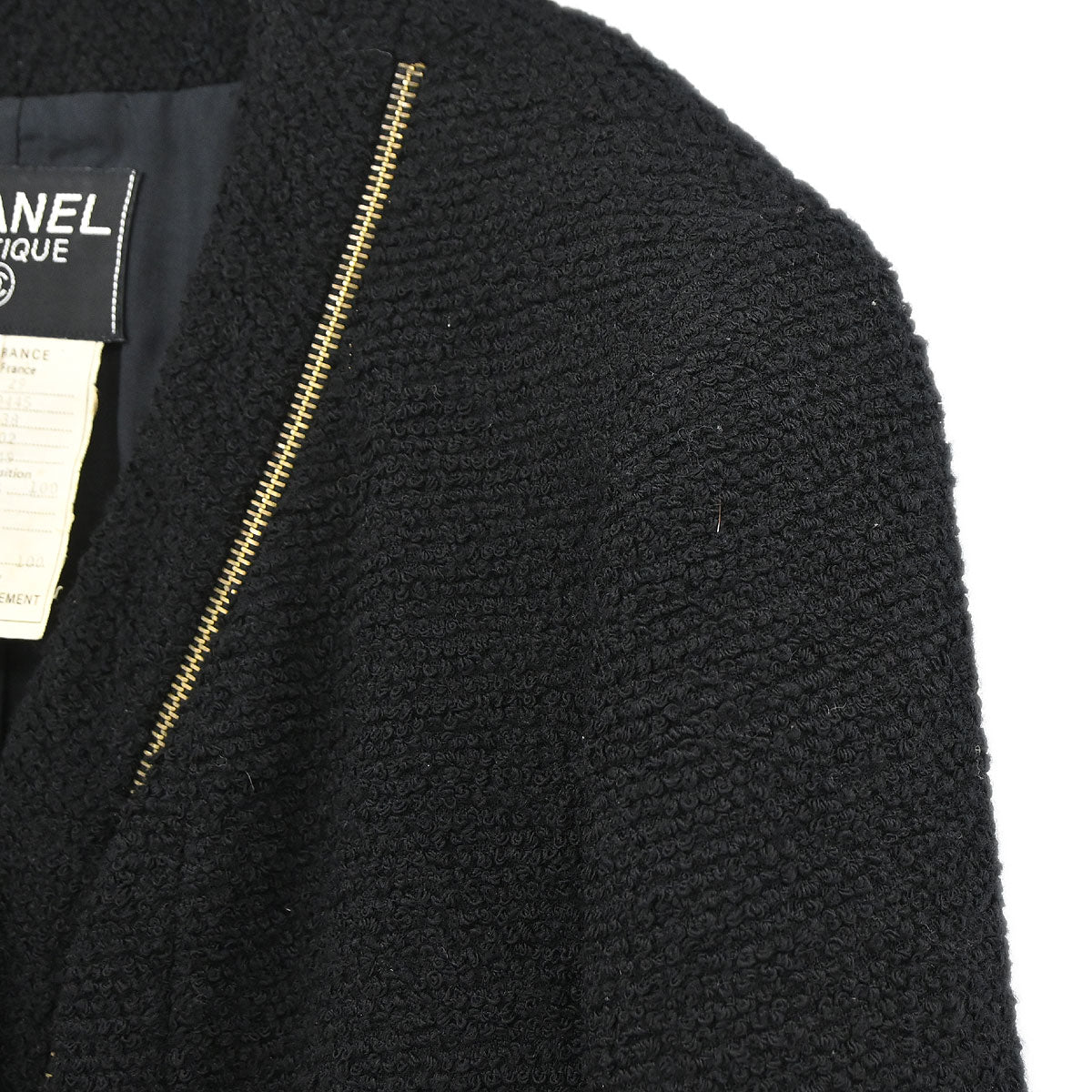 Chanel 1994 Setup Suit Jacket Skirt Black #38