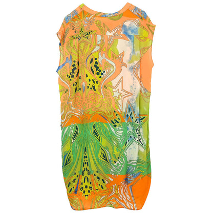Emilio Pucci Sleeveless Mini Dress Orange #38