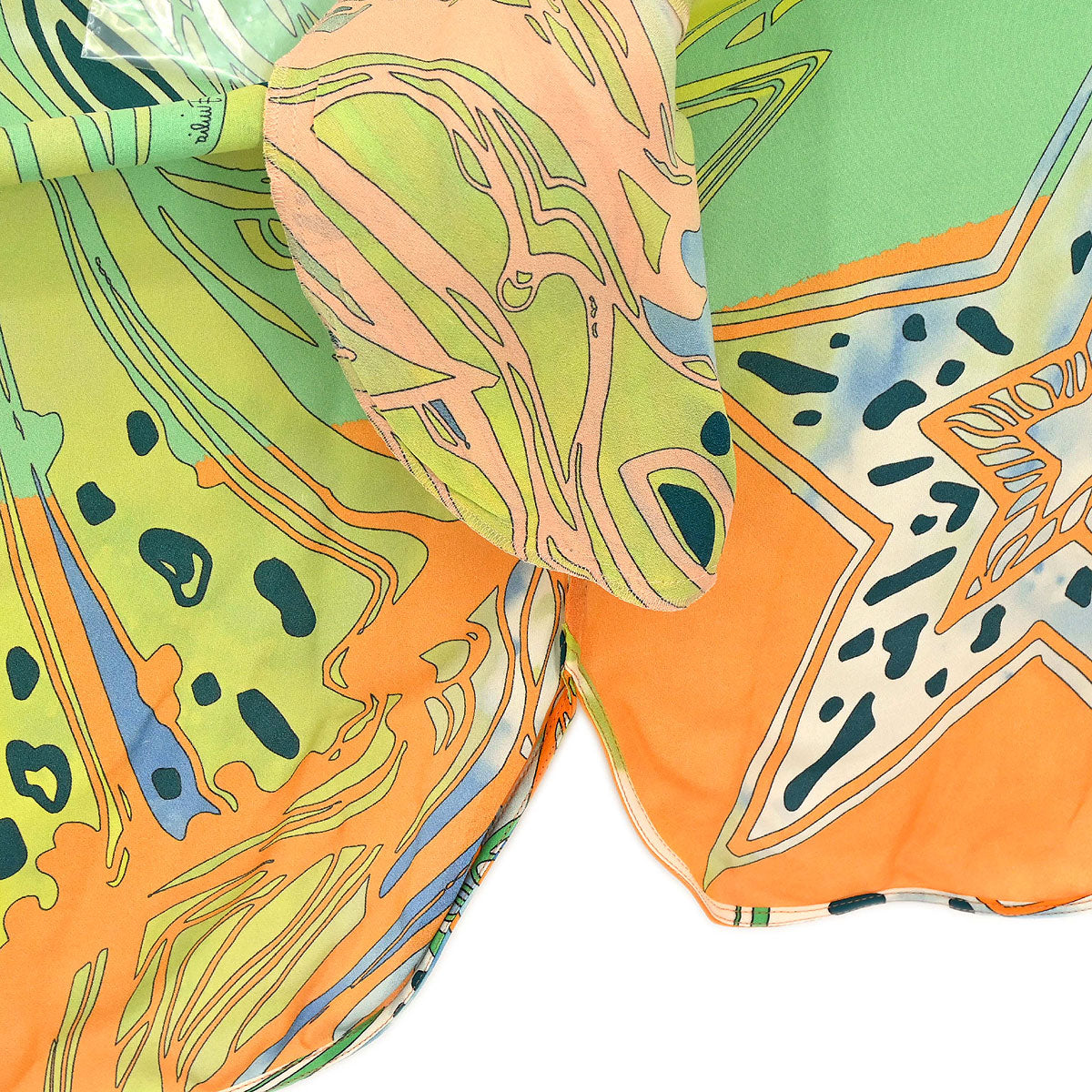 Emilio Pucci Sleeveless Mini Dress Orange #38