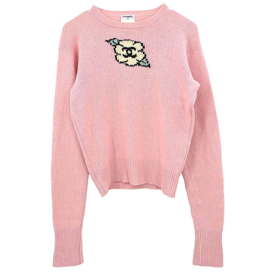 Chanel Sweater Knit Top Pink #42
