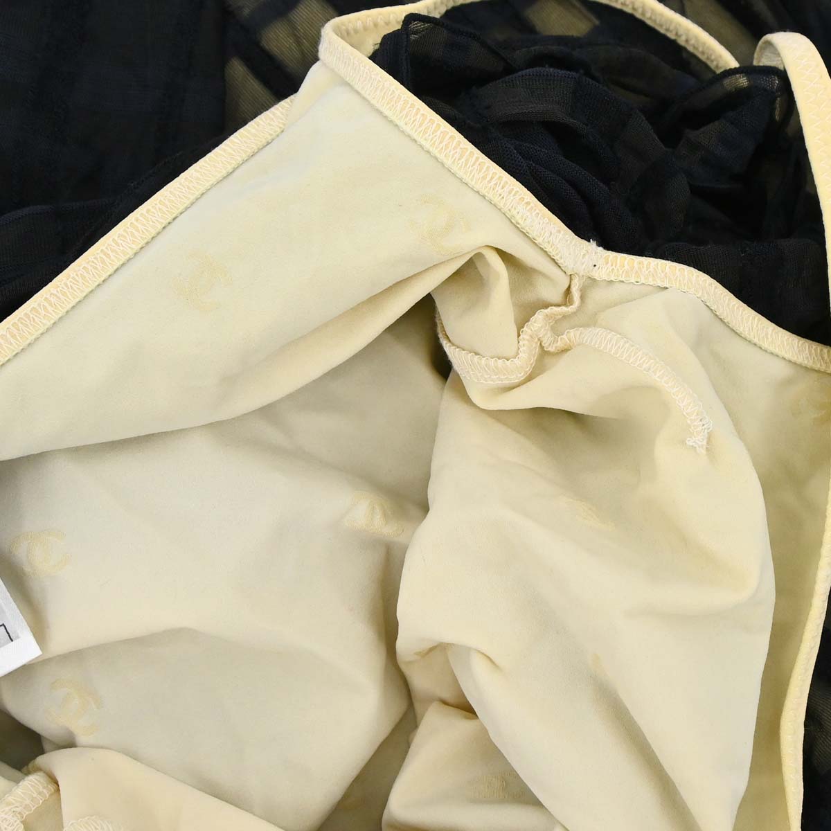 Chanel 2006 Sleeveless Camisole Dress Black #38