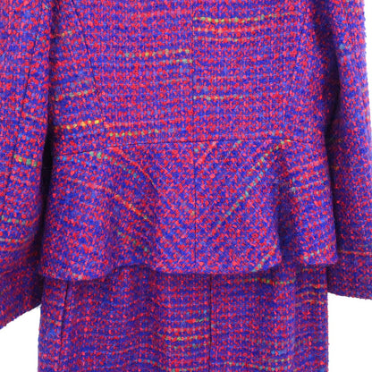 Christian Dior Setup Suit Jacket Skirt Red #38–40